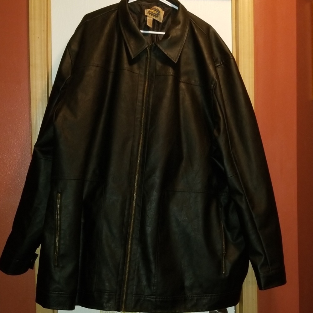 Mens "Leather" Jacket sz 4xl Tall